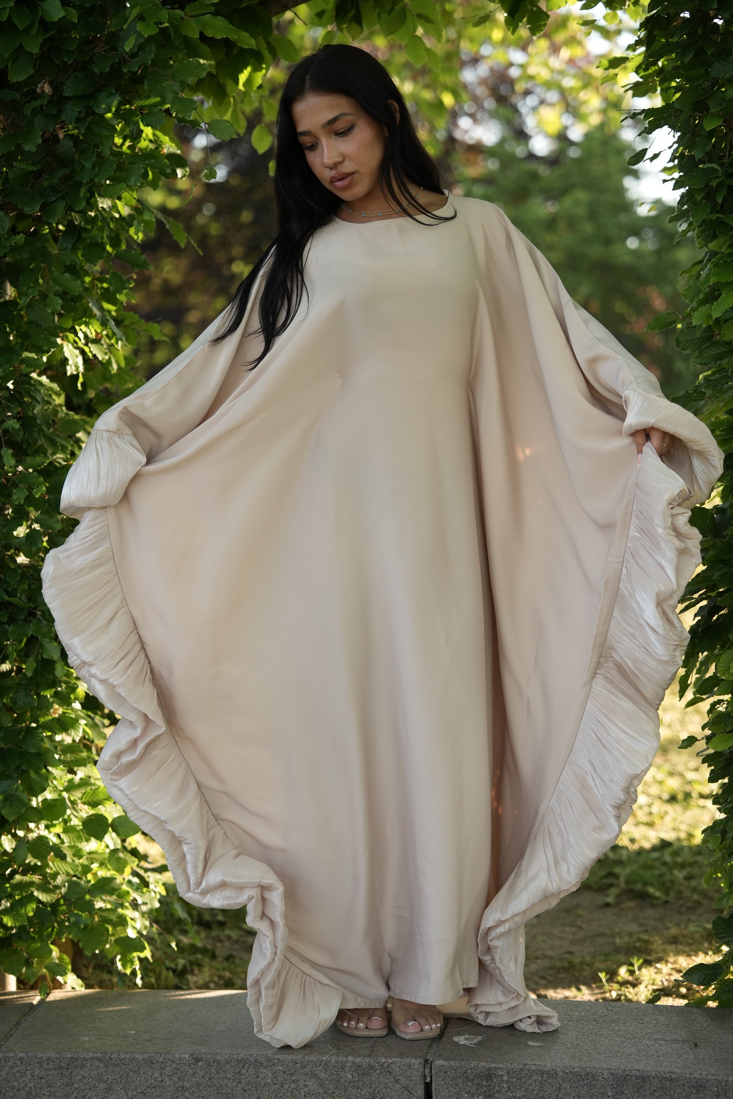 Puffy Beige Butterfly