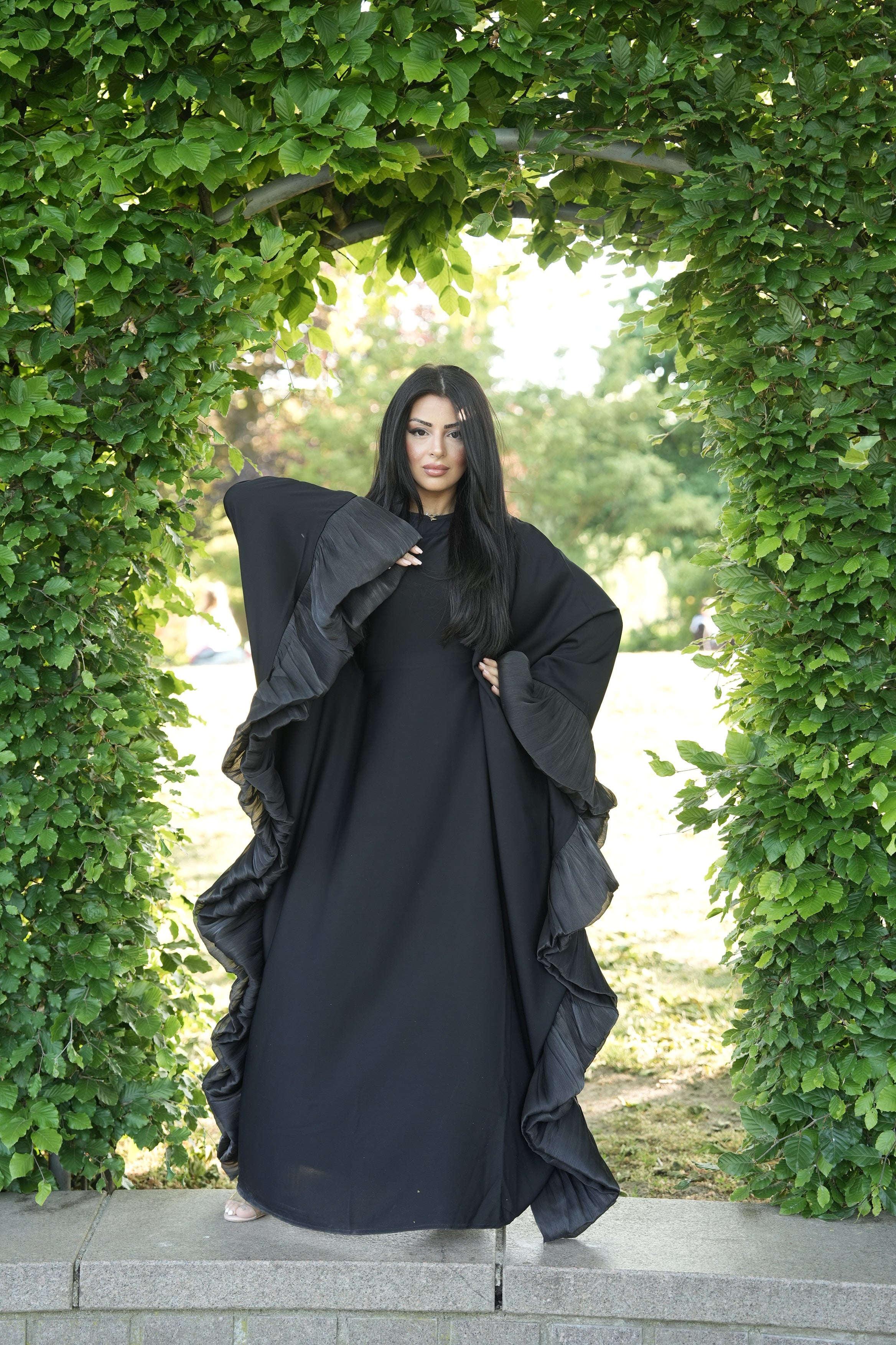 Puffy Black Butterfly